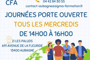 JPO tous les mercredis  Aubagne de 14h00  16h00