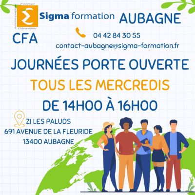 JPO tous les mercredis  Aubagne de 14h00  16h00